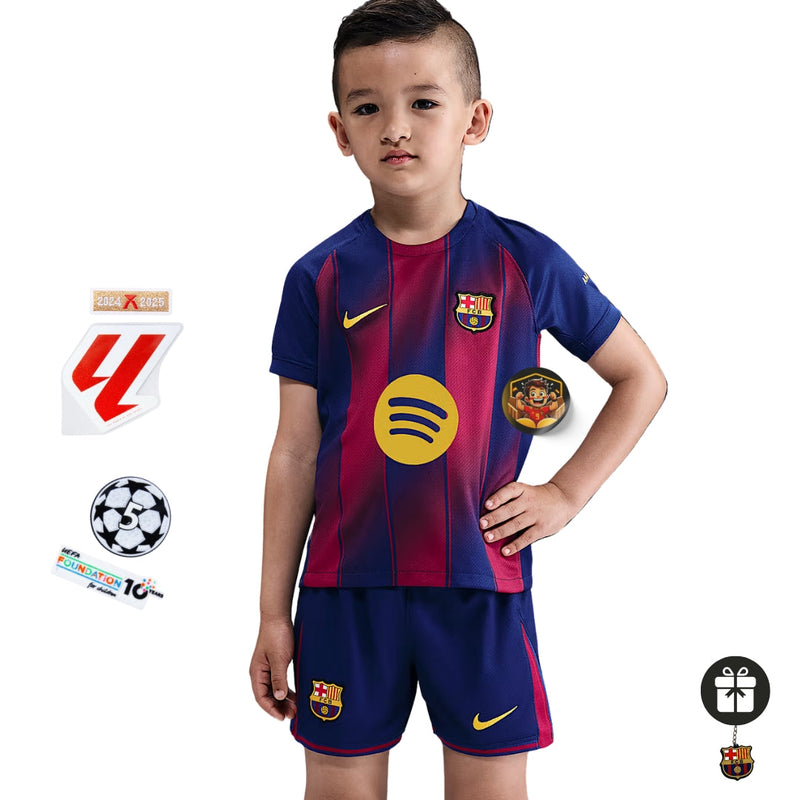 BARCELONA I 25/26 CONJUNTO INFANTIL