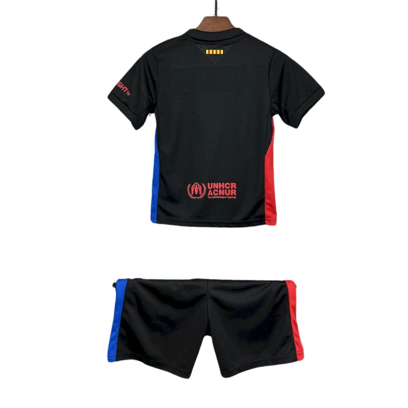 BARCELONA II x TRAVIS SCOTT CACTUS JACK NEGRA 2025 EDICIÓN LIMITADA CONJUNTO INFANTIL