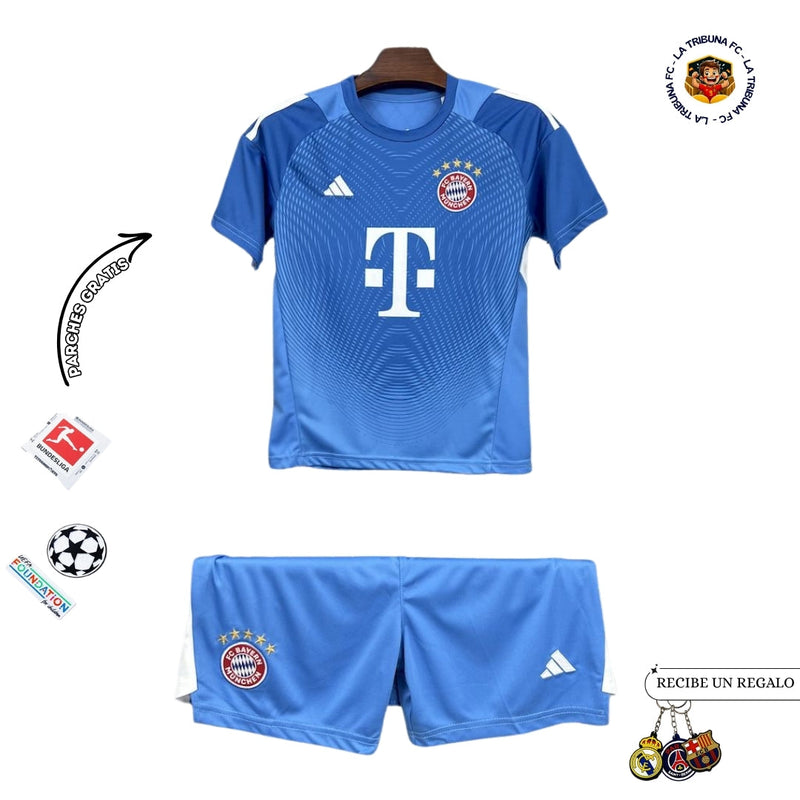 BAYERN MUNICH II PORTERO 25/26 CONJUNTO INFANTIL