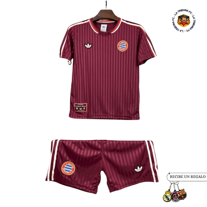 BAYERN MUNICH TERRACE ICONS 25/26 CONJUNTO INFANTIL