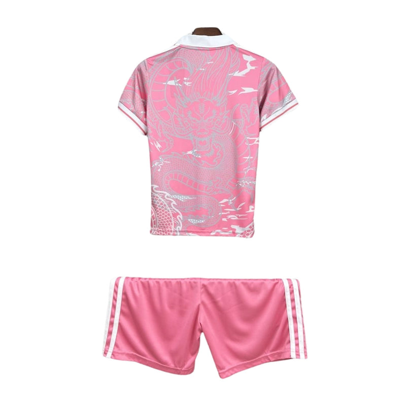 REAL MADRID EDICIÓN ESPECIAL ROSADO 25/26 CONJUNTO INFANTIL