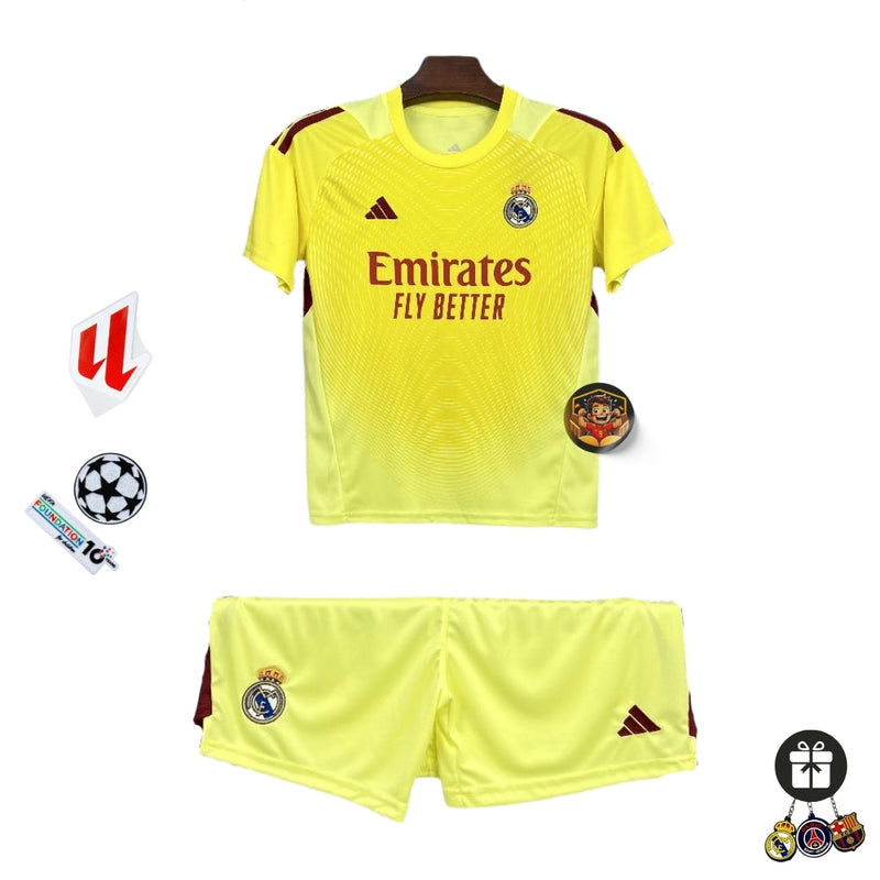 REAL MADRID PORTERO IV 25/26 CONJUNTO INFANTIL